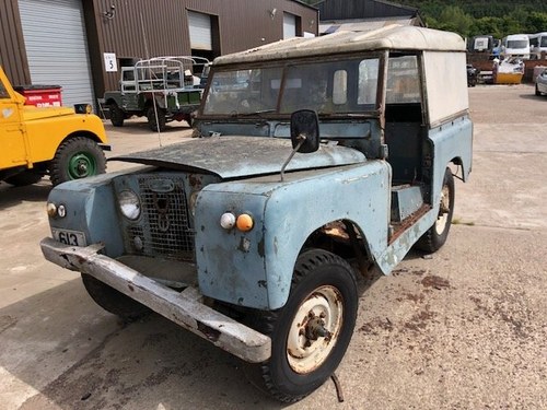 1963 Land Rover series 2a hardtop Restoration project In vendita