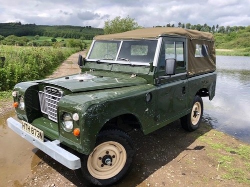 1975 Land Rover Series 3  soft top rebuilt on galvanised chassis SOLD