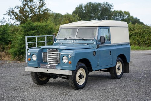 1983 Land Rover Series 3 88" Hardtop 30,000 Miles from New  SOLD