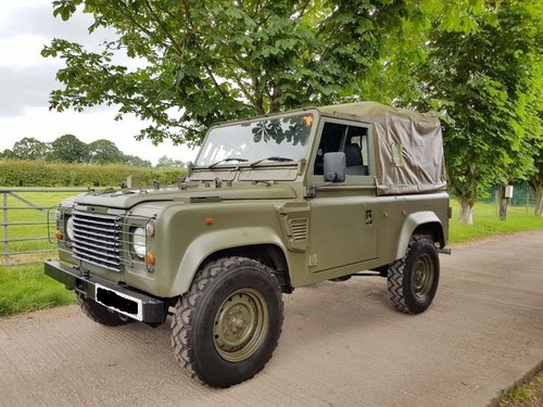 1998 Landrover Defender 90 Soft Top Wolf Ex Military For Sale