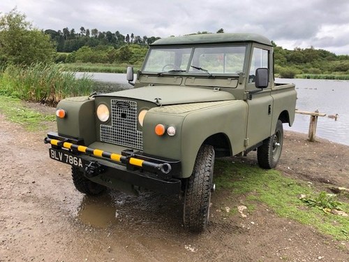1963 Land Rover Series 2a 2.5na Galvanised chassis Truck cab For Sale