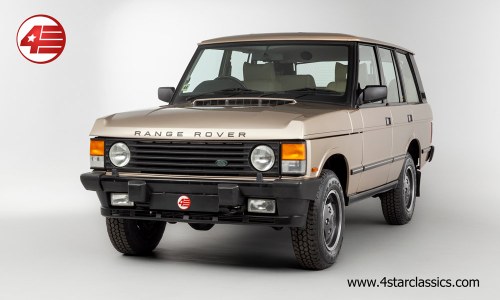 1994 Range Rover Classic /// 3.9 V8 'Soft Dash' /// 27k Miles In vendita