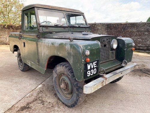 heavily patinated 1960 Series II 88in petrol truck cab For Sale