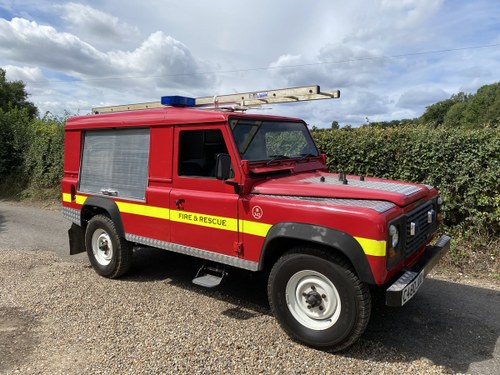 1985 Landrover defender 110 fire engine rescue vehicle SOLD