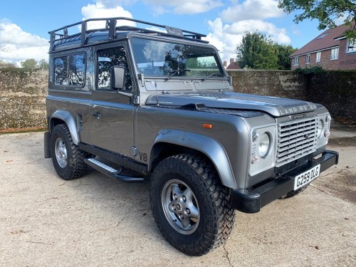 1989 LAND ROVER 90 WITH TUNED ROVER V8 CONVERSION SOLD