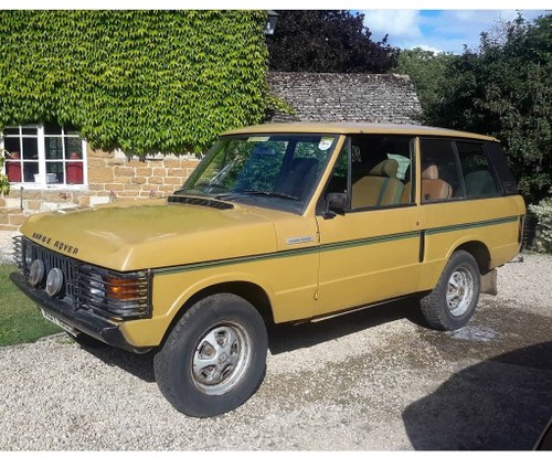1978 Genuine Barn Find Range Rover Classic Suffix F SOLD