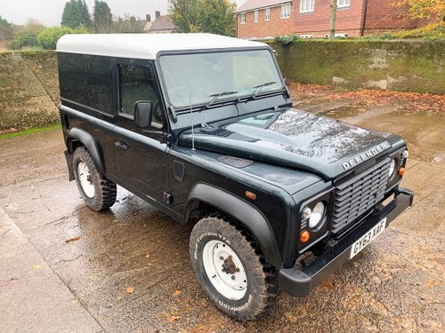 2014 Defender 90 2.2TDCi hardtop+1 private owner from new SOLD