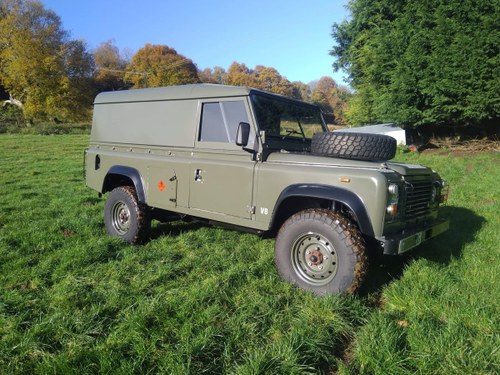 1989 Land Rover 110 V8, restored, Military, LPG For Sale
