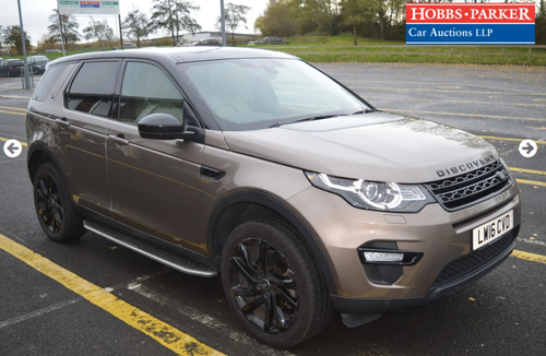 2016 Land Rover Discovery Sport Black HSE - 40,286 - Auction 25th For Sale by Auction