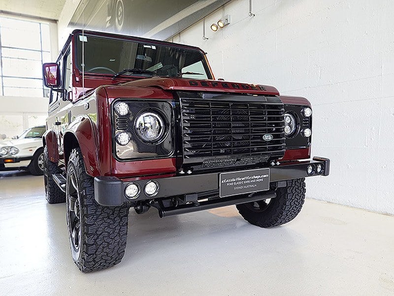 Last of the last Defender 90, Montalcino Red, low kms, books