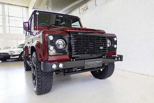 2015 Last of the last Defender 90, Montalcino Red, low kms, books SOLD
