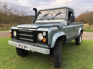 2002 Land Rover Defender 110, TD5, Galvanised chassis, Truck cab In vendita
