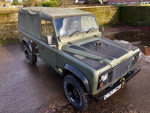 1986 Land Rover 110 2.5D ex military soft top with PAS SOLD