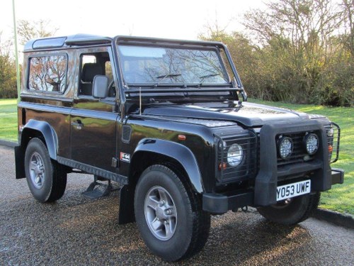 2004 LandRover Defender 90 G4LE at ACA 27th and 28thFebruary In vendita all'asta