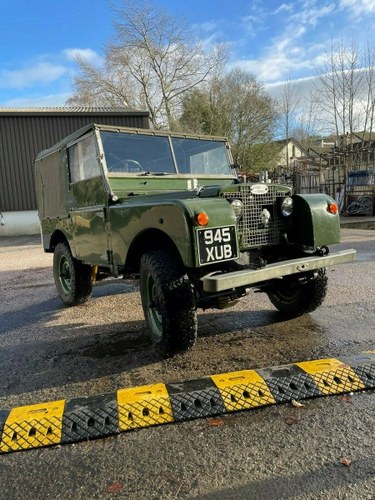 1955 Unique Land Rover 80" series one V8 For Sale
