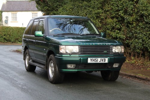 2002 Range Rover P38 30th Anniversary Edition – Wimbledon Green In vendita