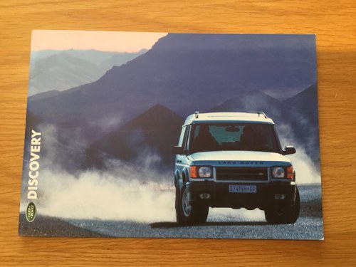 2000 Land Rover Discovery brochure VENDUTO