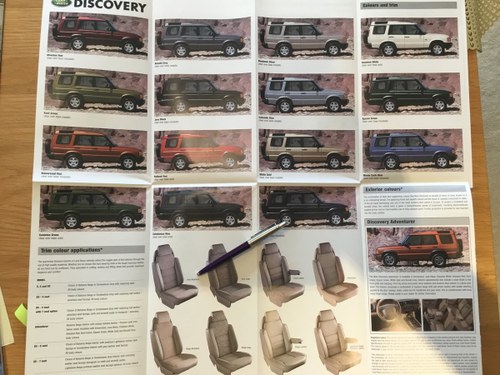 2000 Land Rover Discovery Range Brochure SOLD