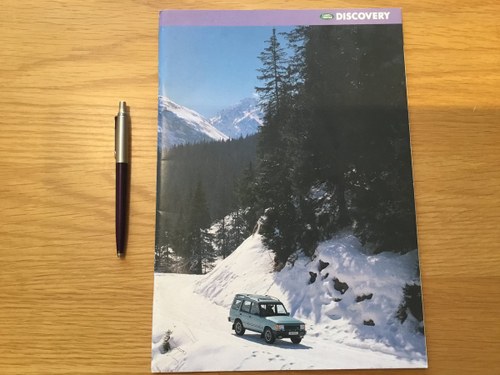 1996 Land Rover Discovery brochure VENDUTO