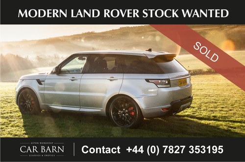 2010 Modern Land Rover Stock Wanted In vendita