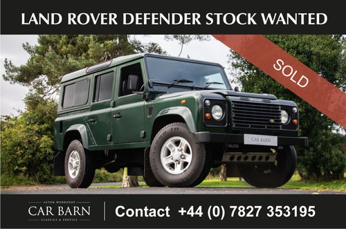 2000 Land Rover Defender Stock Wanted In vendita