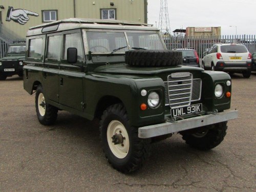 1972 Land Rover SIII 109 SW at ACA 27th and 28th February For Sale by Auction