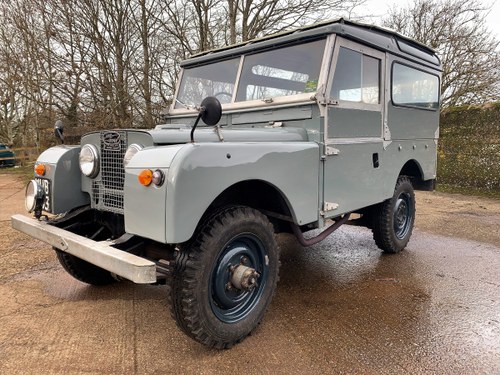 1956 Land Rover Series One 86in station wagon 7 seater SOLD