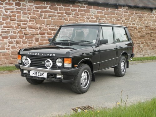 1991 RANGE ROVER 'CSK' Estimate: £30,000 - £35,000 For Sale by Auction