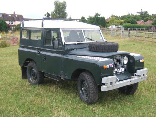 Landrover 88" 1968 galvanized chassis fitted SOLD