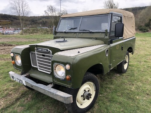 1972 Land Rover Series 3 2.25 petrol soft top 7 seater SOLD