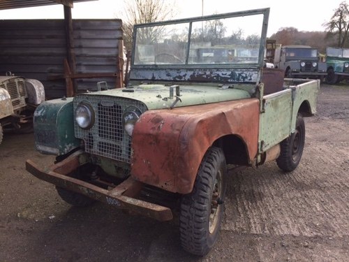 1950 Land Rover Series 1 80 inch For Restoration For Sale