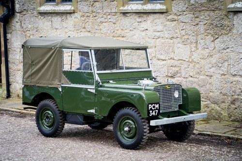 1949 Land Rover Series 1 80" Lights Behind the Grille 1950 Model VERKAUFT