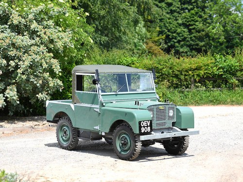1948 Land Rover Series I 80" 4x4 Utility For Sale by Auction