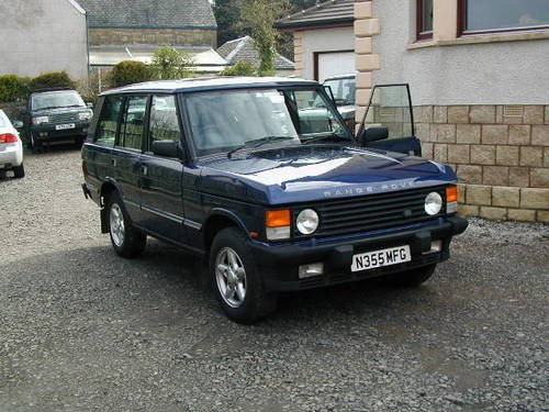 1995 Range Rover Classic SE 3.9 Auto soft dash. SOLD