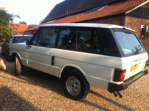 1987 Extremely Rare Range Rover Classic SOLD