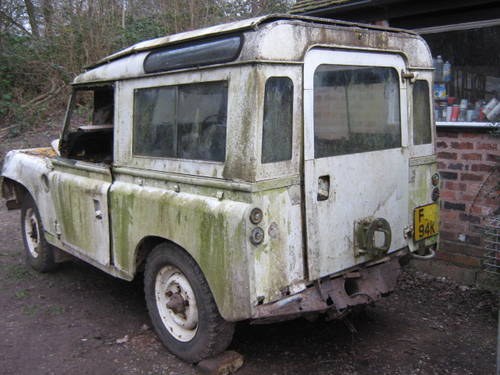 1972 land rover series  3  88' repair or parts SOLD