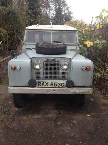 1968 Land rover series 2A,2.25 petrol ,project SOLD