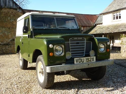 1981 Land Rover SIII SWB - lovely restored vehicle SOLD