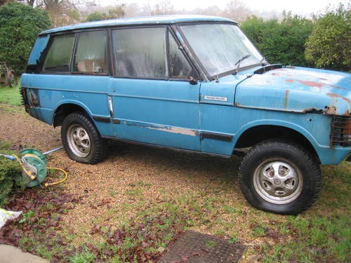 1971 rangerover with in the first 400 made In vendita
