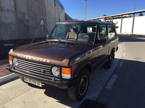 1992 Range Rover Classic 2.5TD Left Hand Drive SOLD