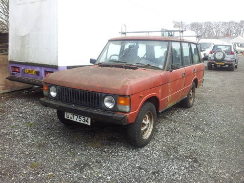 1984 Range Rover 1 owner  spares or project VENDUTO