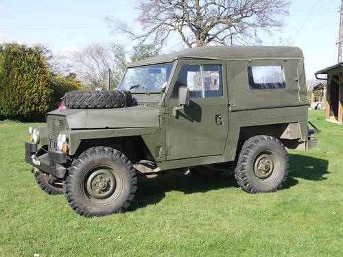 1972 Landy Lightweight with galvanised chassis. SOLD