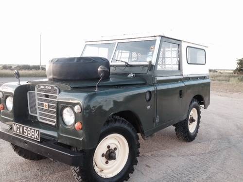 1972 Tax Exempt Land Rover Series 3 Diesel SOLD