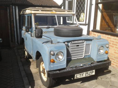 1976 Land Rover Series 3 Petrol 88 with Safari Roof SOLD
