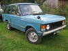 range rover very early chassis number 1971 SOLD