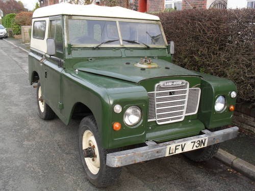 1975 Land Rover SWB Diesel Tax Exempt Overdrive SOLD