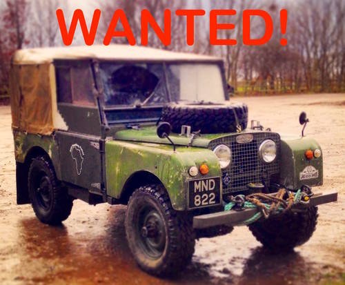 LAND ROVER SERIES 1 WANTED 1948 -1958 80