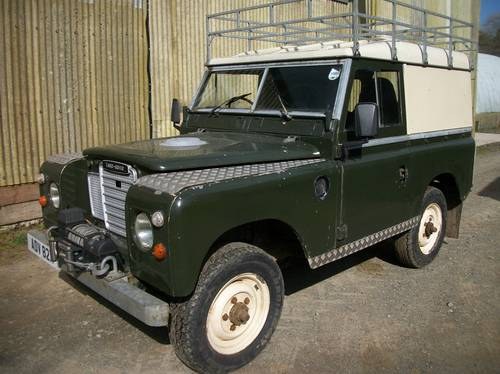 1982 Landrover series 3 ex-military 20,000 miles SOLD
