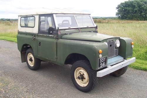 Land rover series 2 1958 chassis 353!,88" petrol SOLD