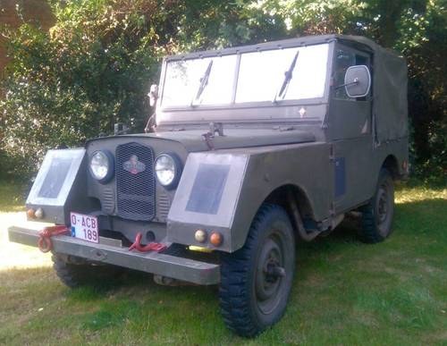 1952 Land Rover Series 1 Military Minerva SOLD